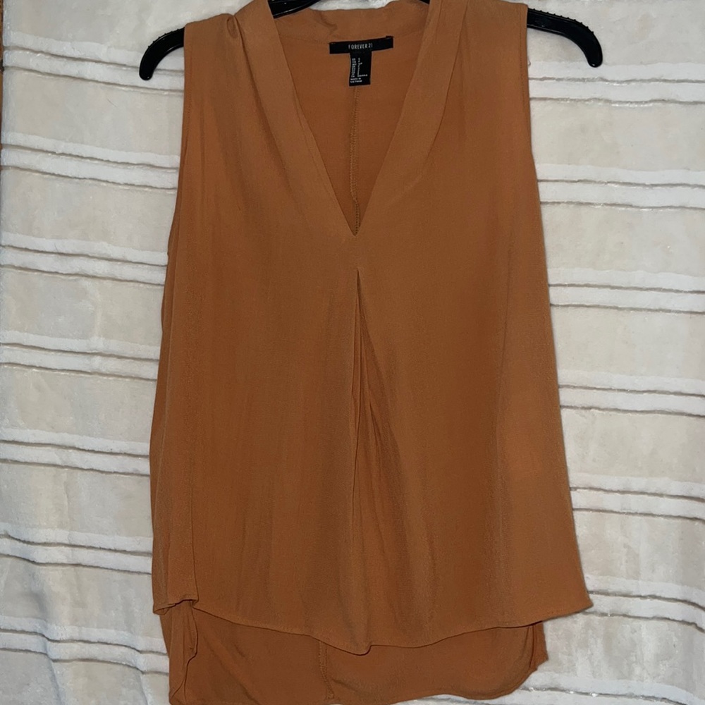 FOREVER 21 S Tunic Sleeveless Blouse